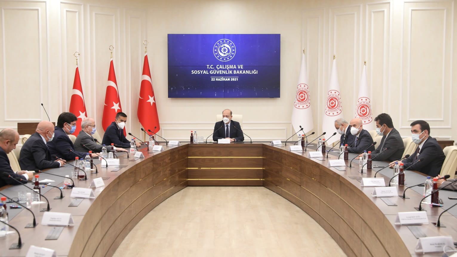 Bakan Bilgin, TİSK Yönetim Kurulu Üyelerini kabul etti