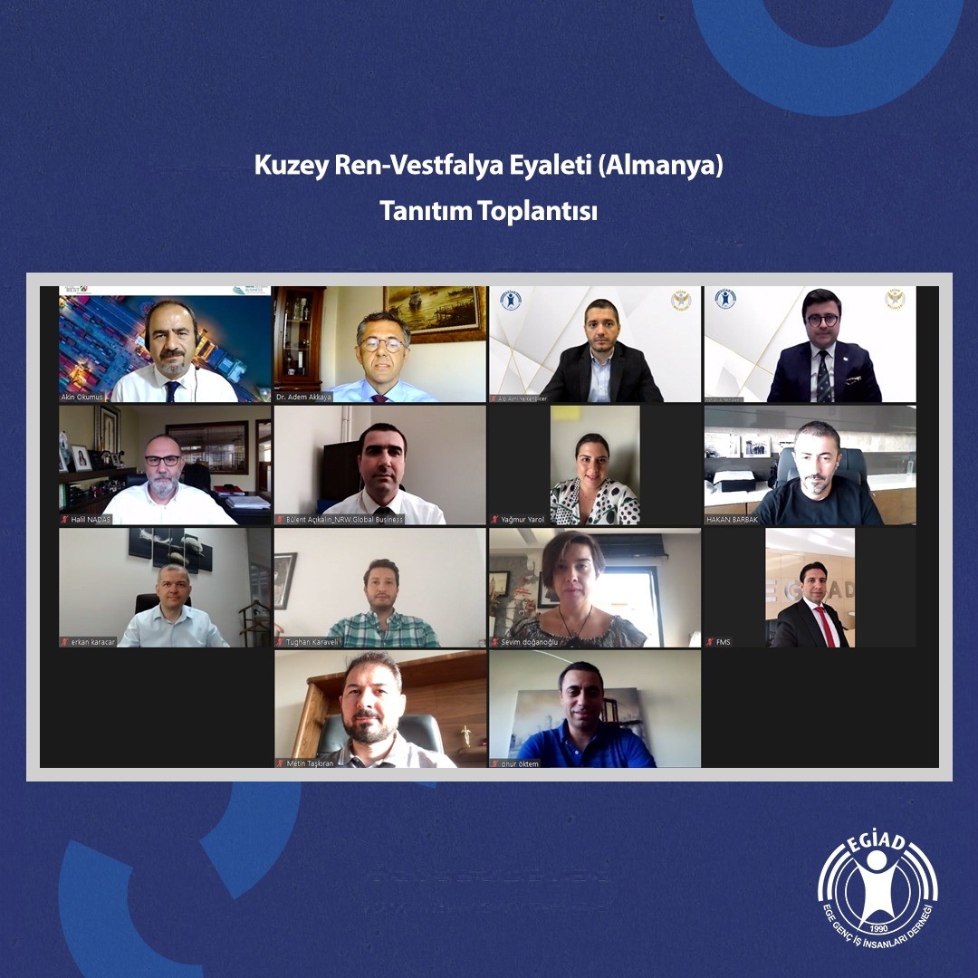 Almanya’nın Kuzey Ren-Vestfalya Eyaleti EGİAD ile buluştu