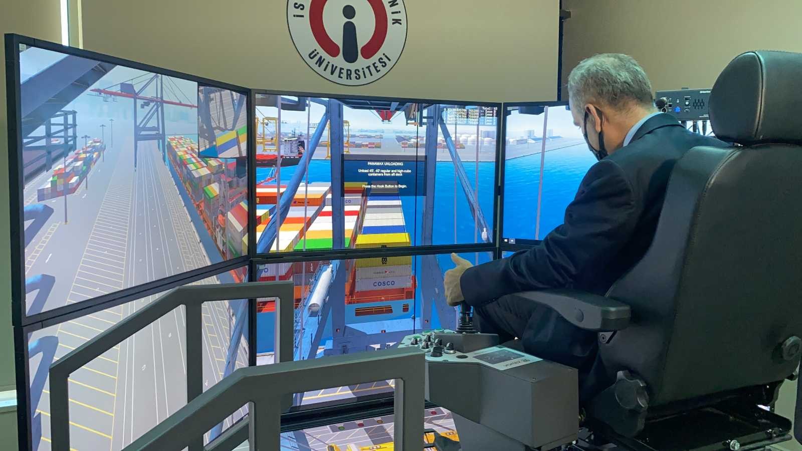 İskenderun’da limancılık eğitimine simülatör desteği