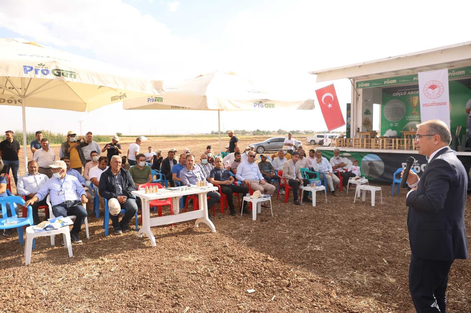 Diyarbakır’da soya hasadı