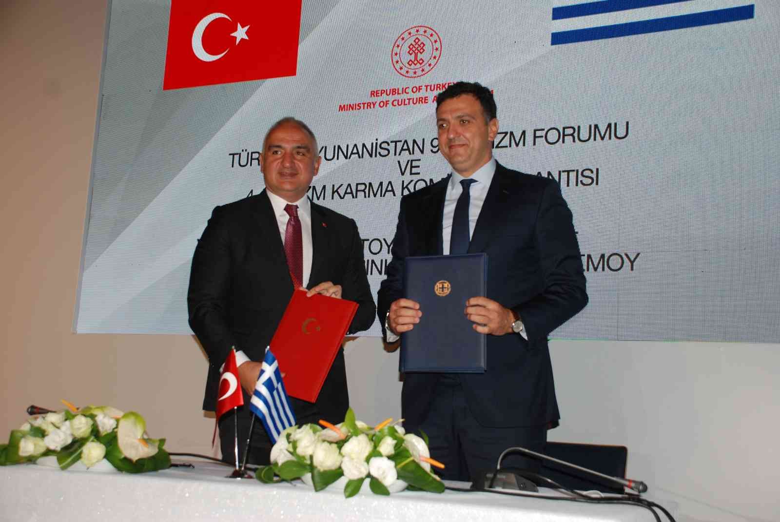 Türkiye ve Yunanistan, turizm işbirliği için bir araya geldi