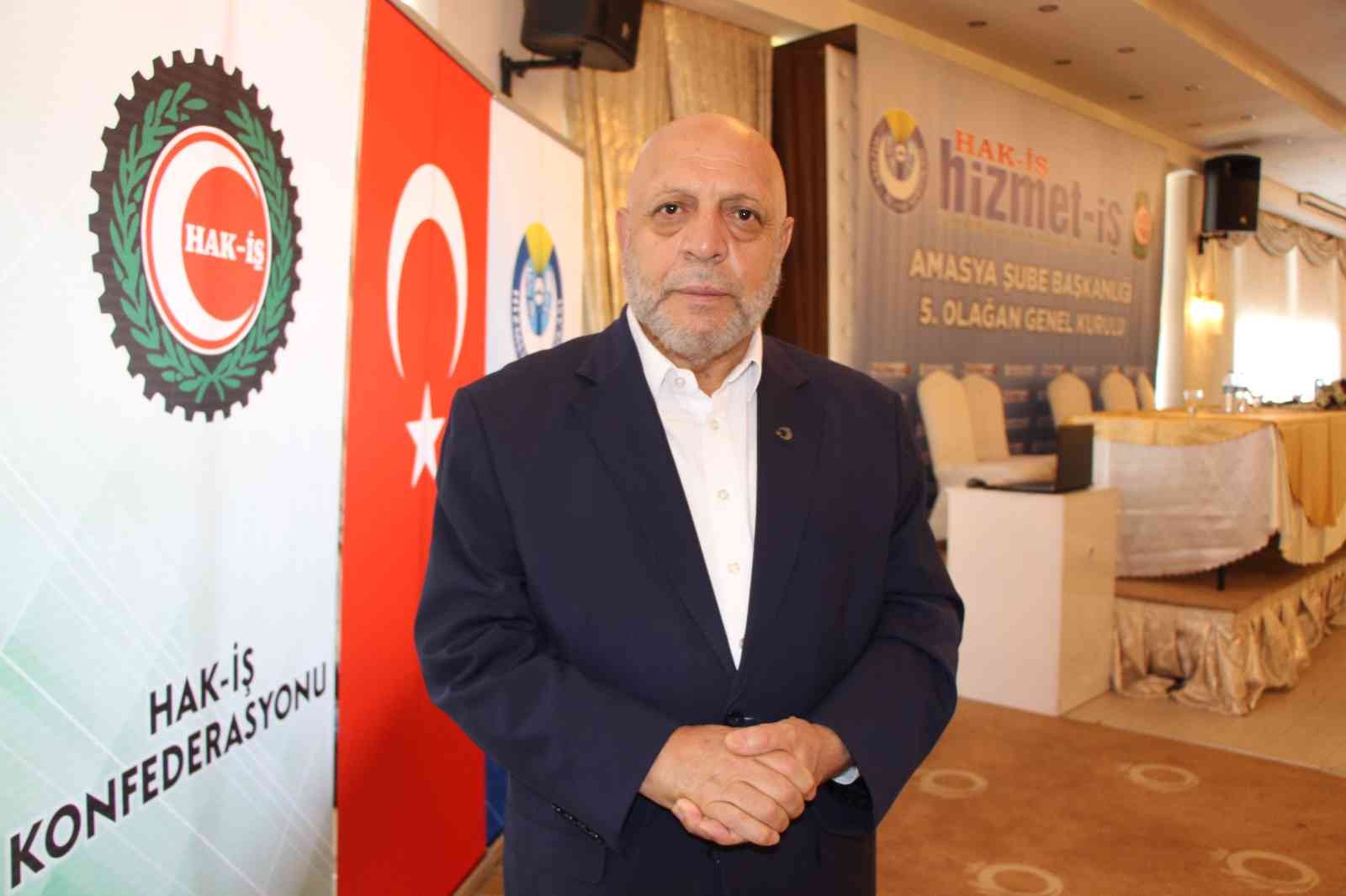 Hak-İş Genel Başkanı Mahmut Arslan: “Hayat pahalılığı mevcut asgari ücreti sembolik hale getirdi”
