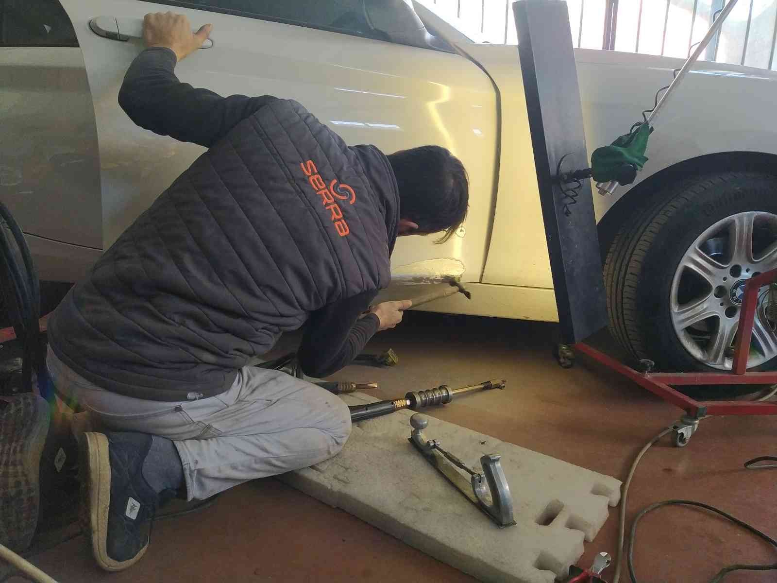 Kaportacılarda lodos yoğunluğu