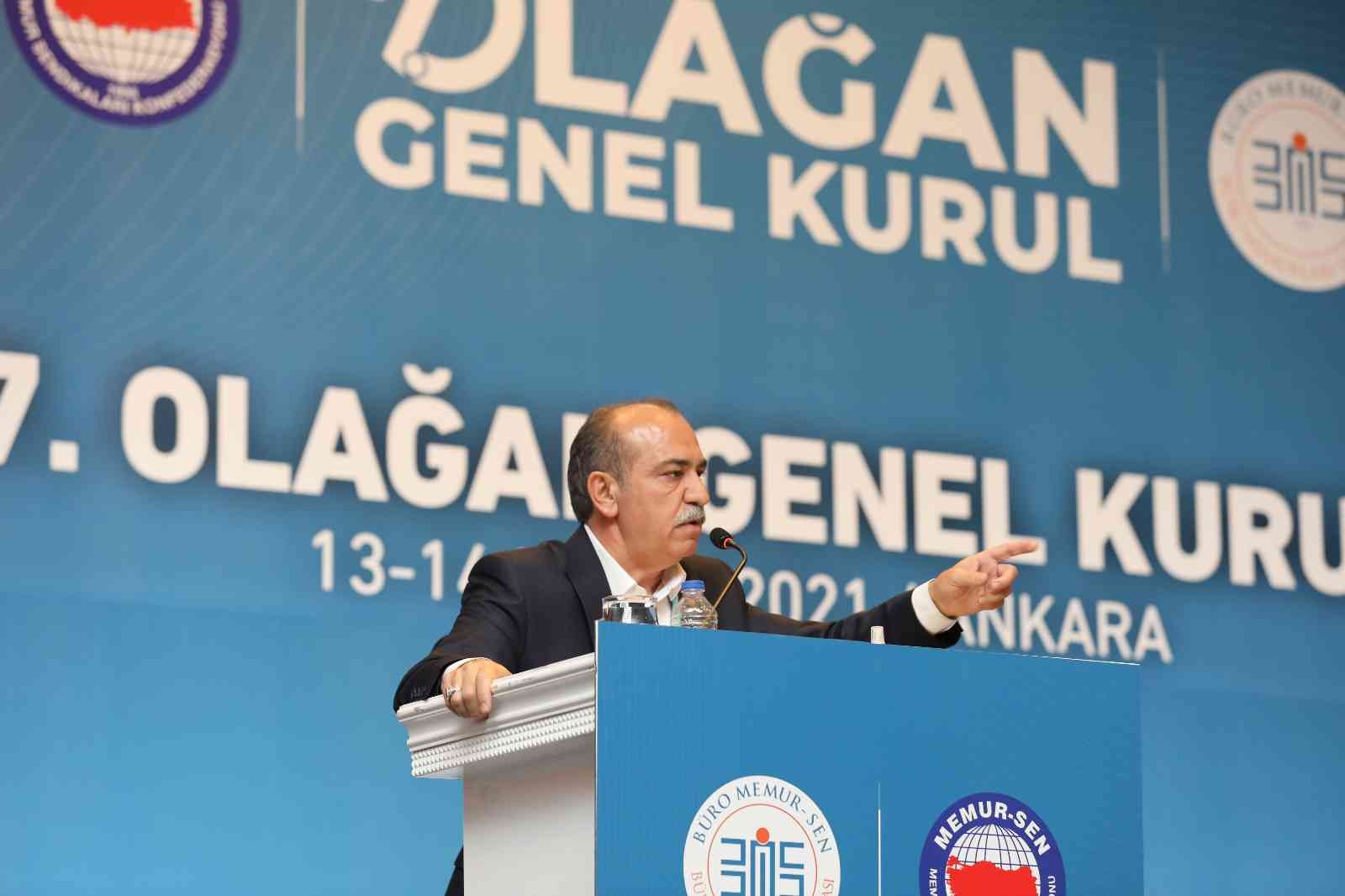 Büro Memur-Sen Genel Başkanı Yazgan’dan “3600 ek gösterge" açıklaması