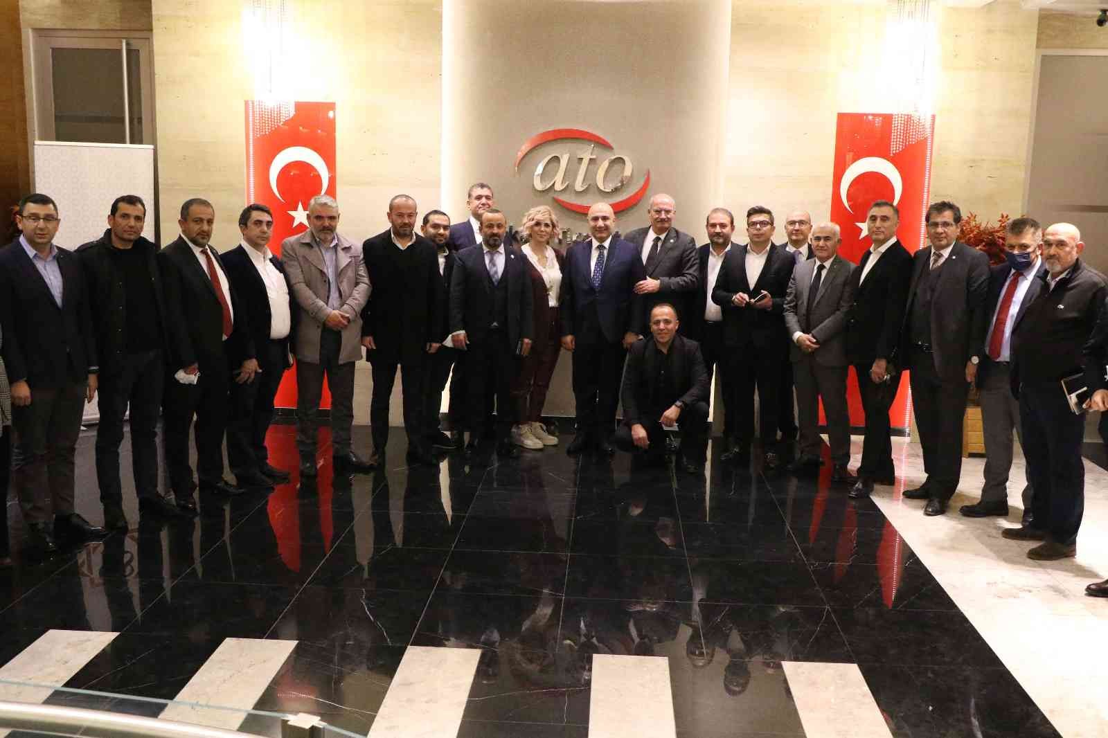 Halkbank Genel Müdürü Arslan ATO’da