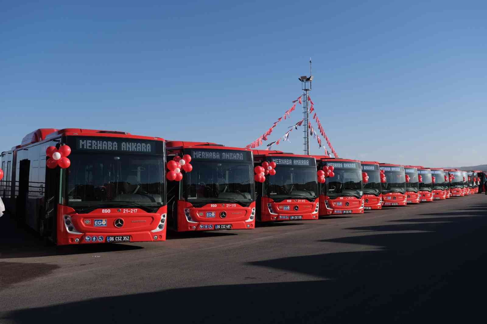 Ankara Büyükşehir Belediyesi’ne CNG yakıt sistemli yeni otobüsler