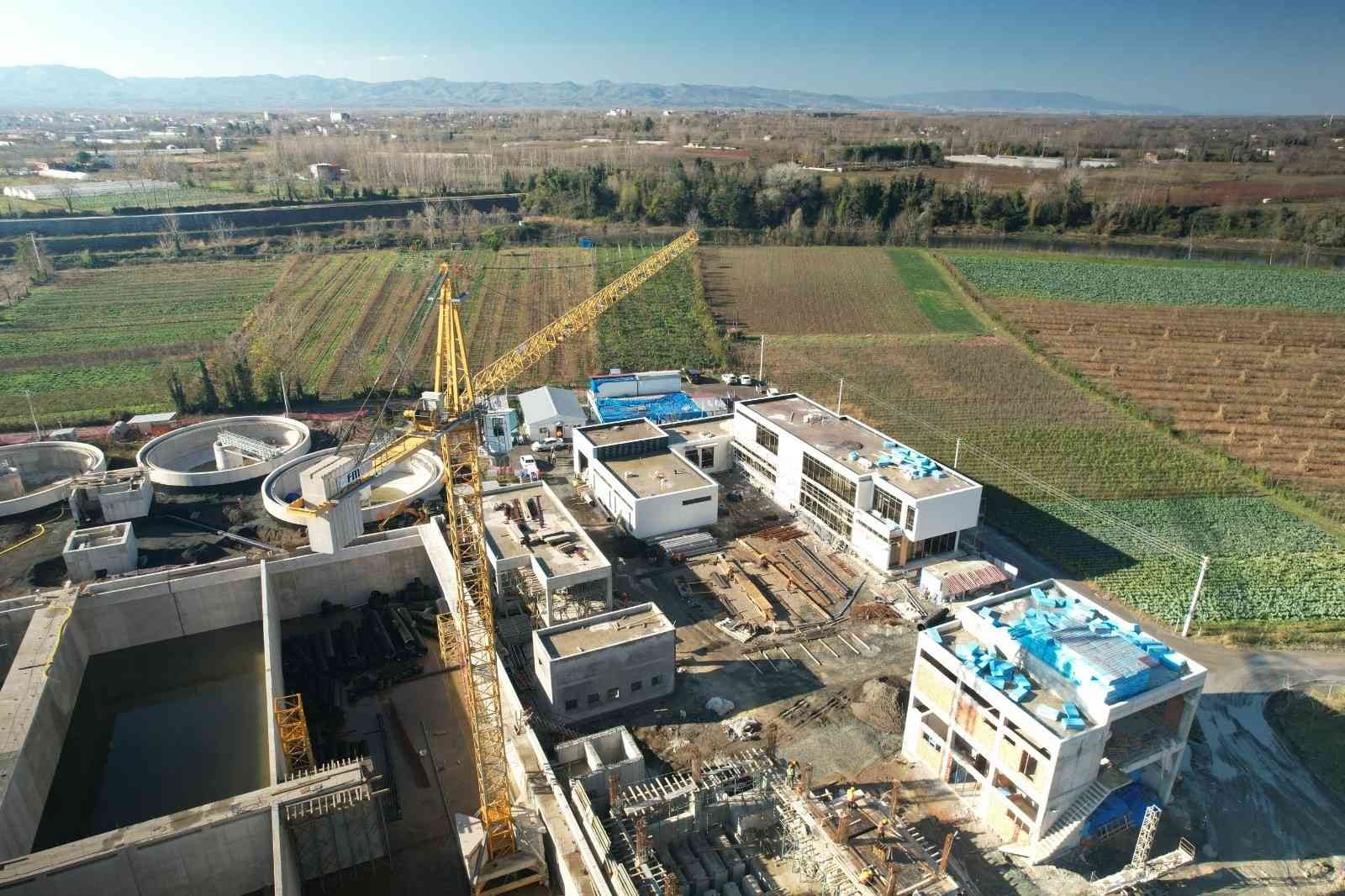 Çarşamba arıtma tesisinin yüzde 50’si tamamlandı