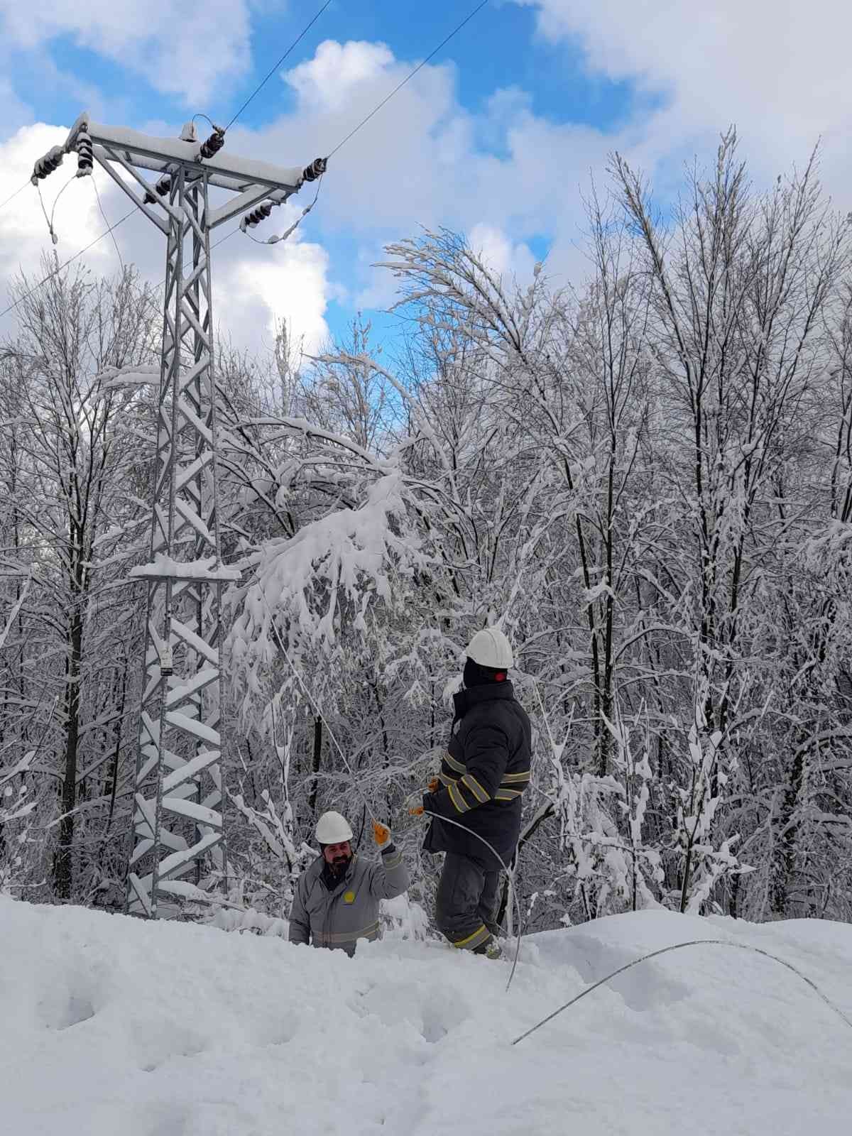 Başkent EDAŞ, Batı Karadeniz’de kesintisiz elektrik için sahada