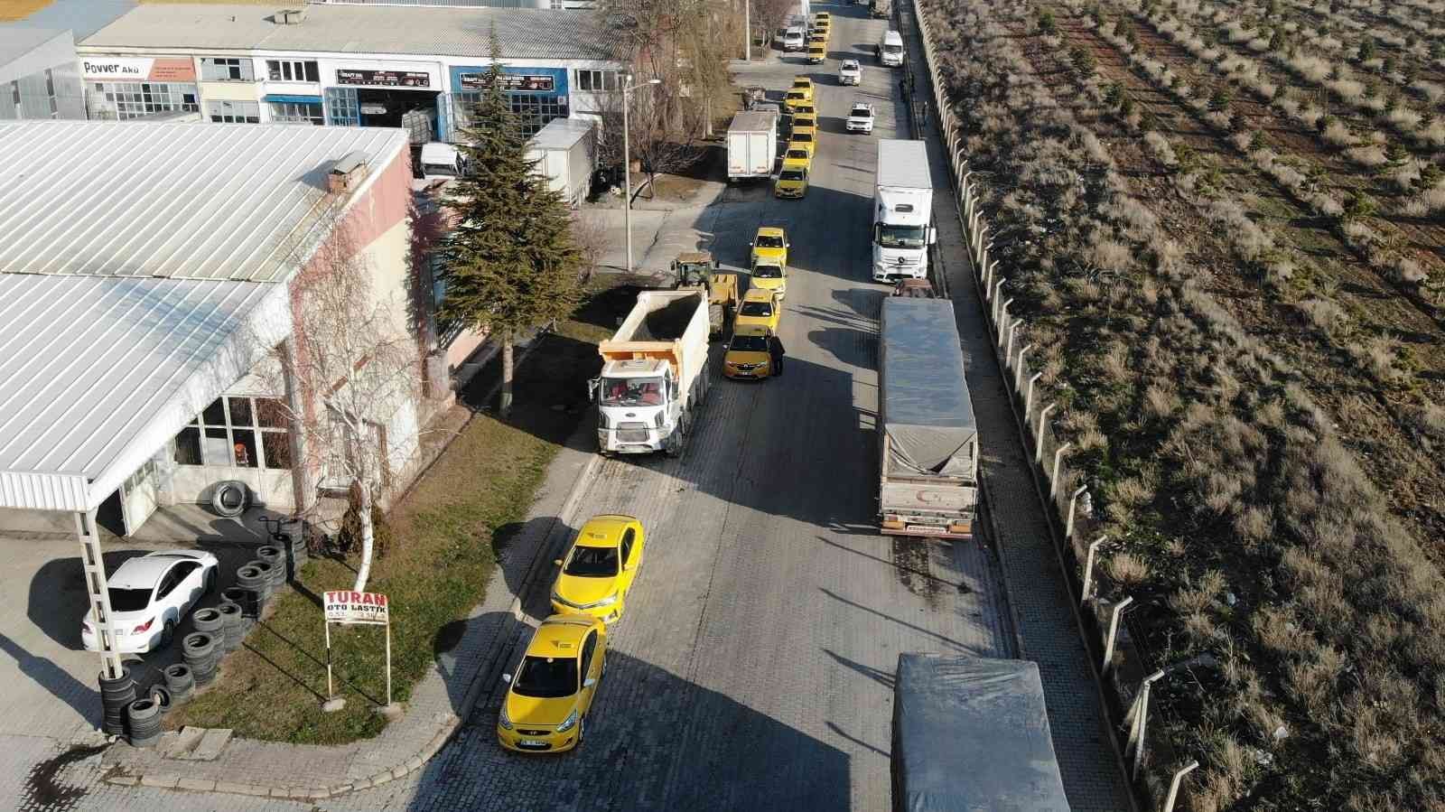 (ÖZEL) Yılbaşı zammı için ‘Sarı kuyruk’ havadan görüntülendi