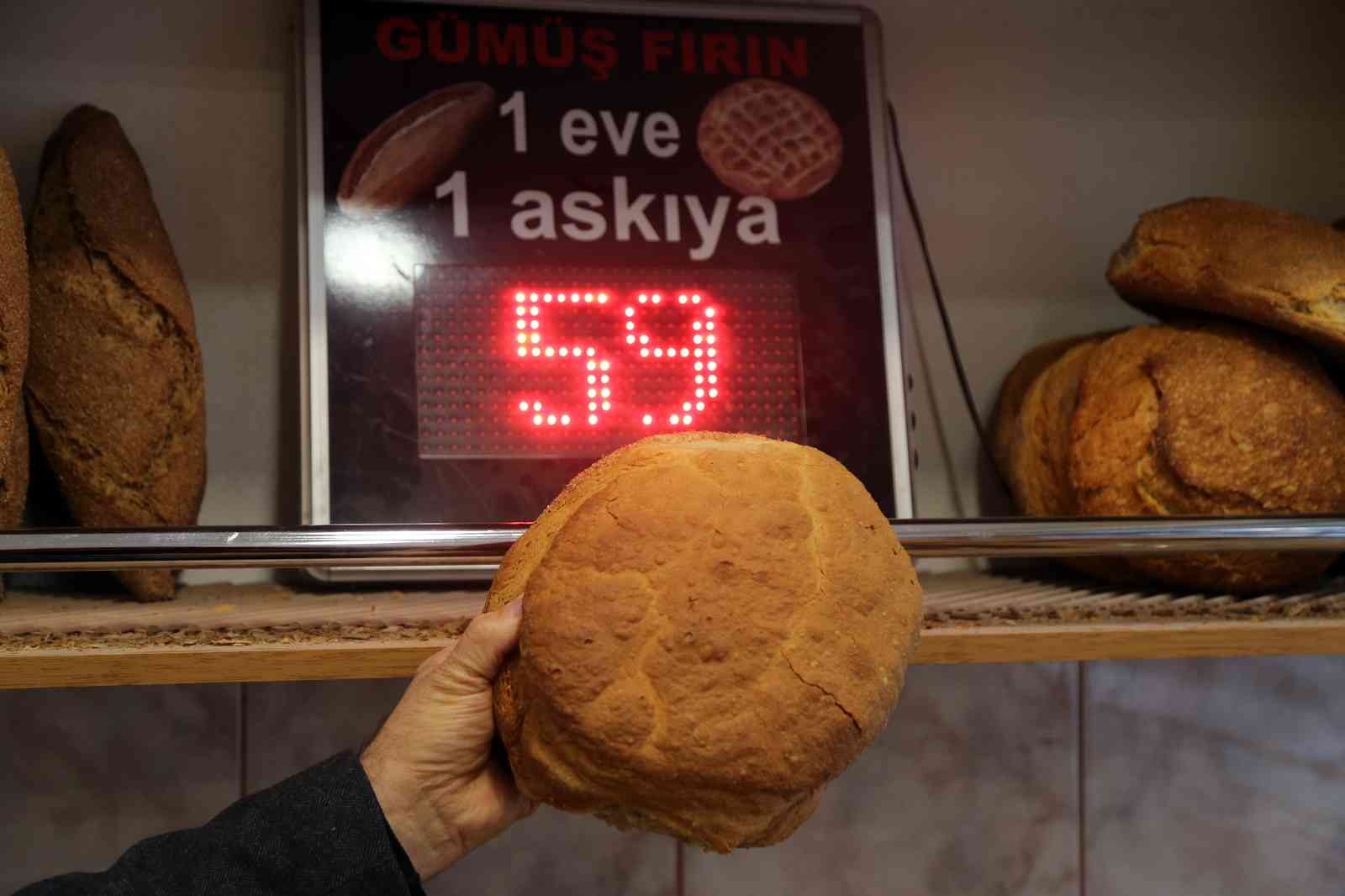 Gümüşhane’de ‘askıda digital ekmek’ uygulaması