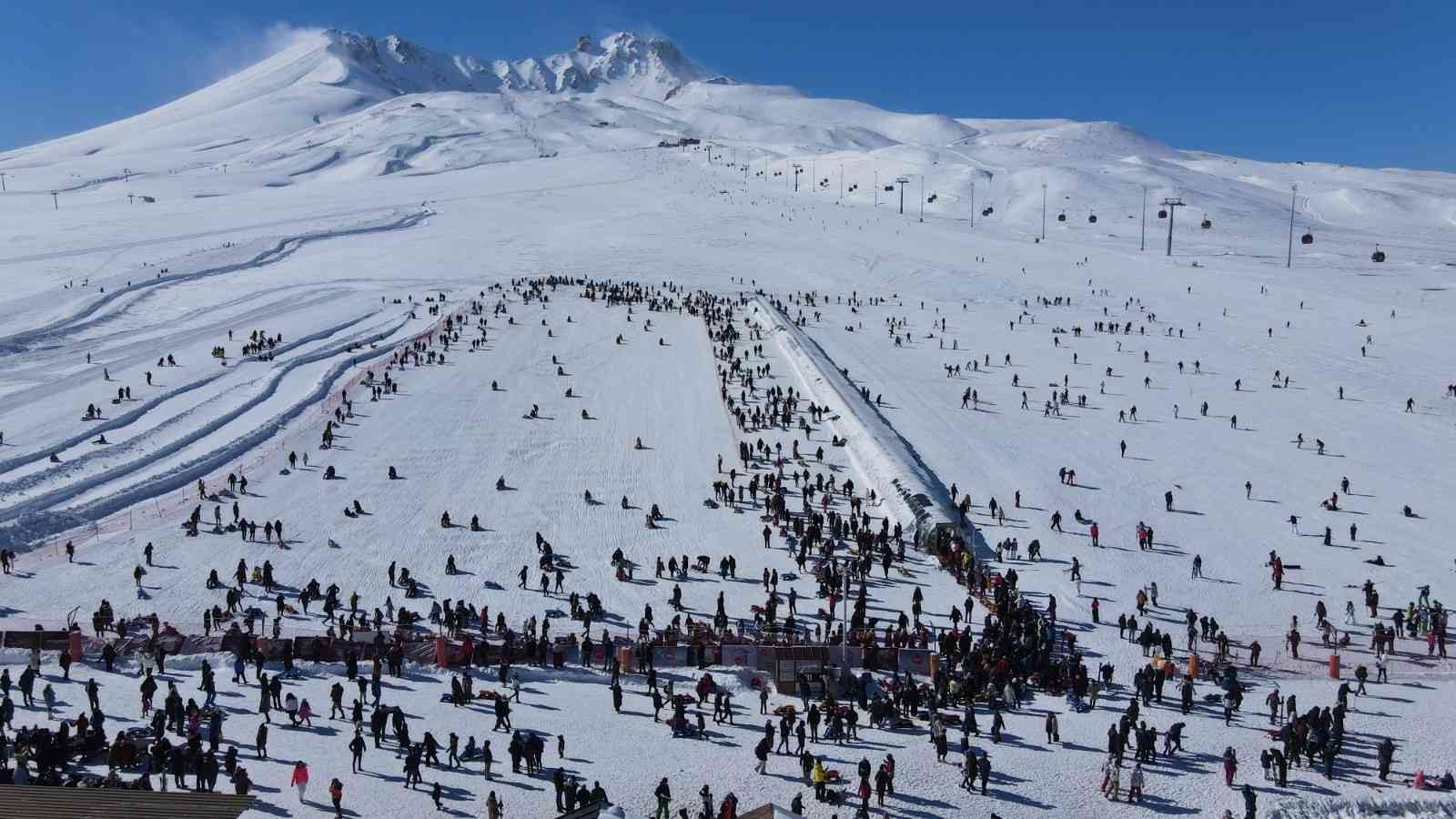 Erciyes sömestirde 350 bin misafir ağırladı