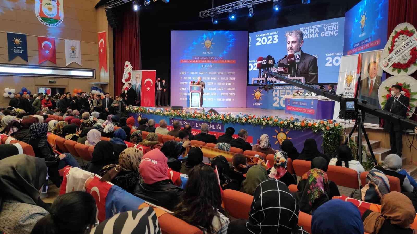 Bakan Nebati Şanlıurfa’da müjdeleri sıraladı