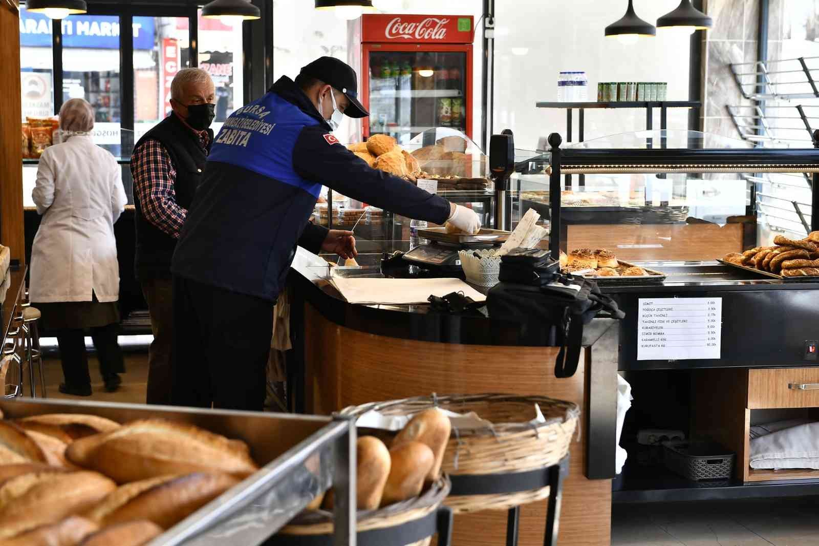 Bursa’da fırın ve pastanelere Ramazan denetimi