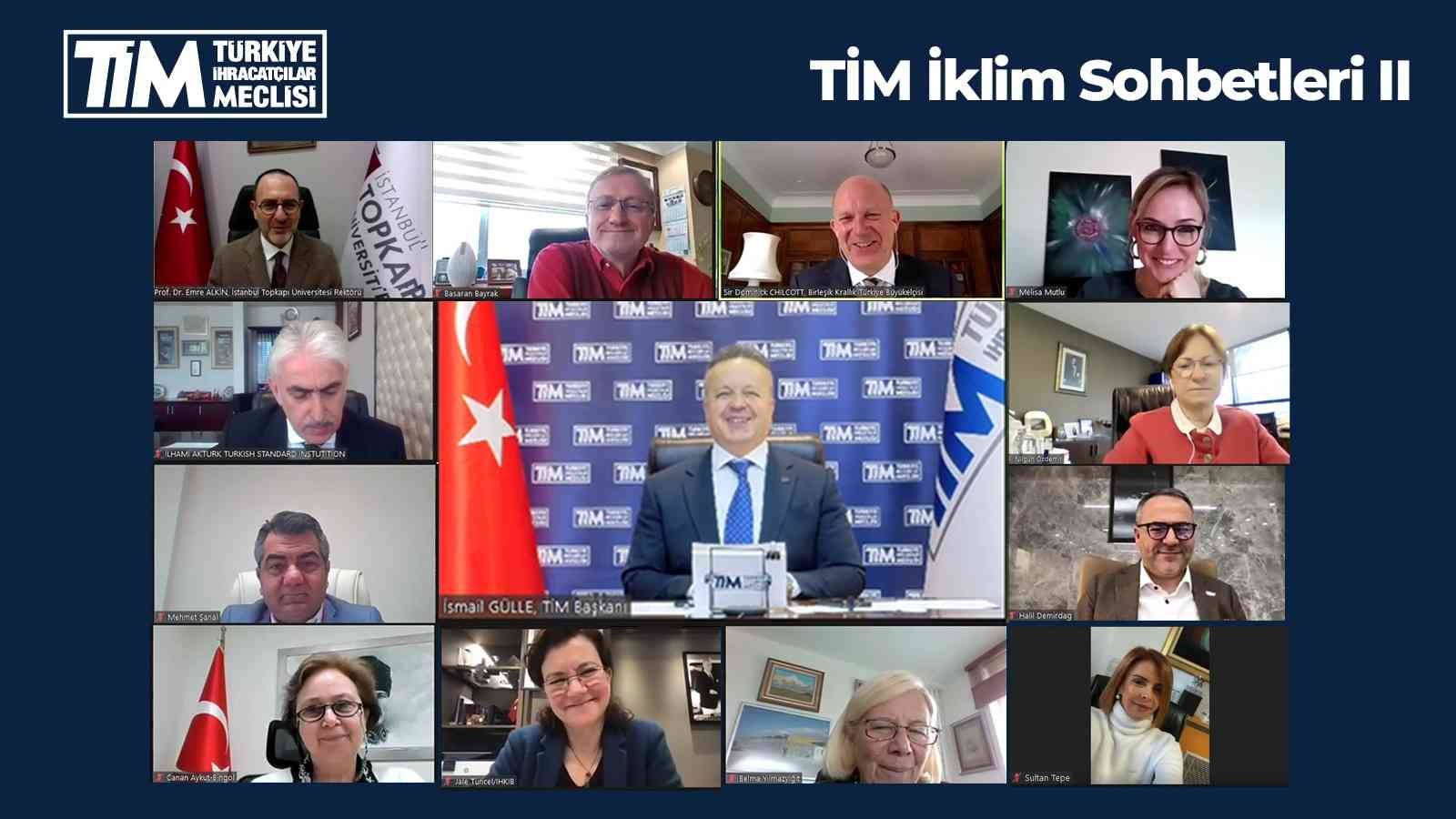 Birleşik Krallık Türkiye Büyükelçisi TİM İklim Sohbetleri’nin konuğu oldu