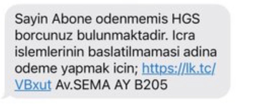 Dolandırıcıların ‘HGS’ tuzağı